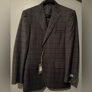 Canali Charcoal Checkered Blazer from Nordstrom